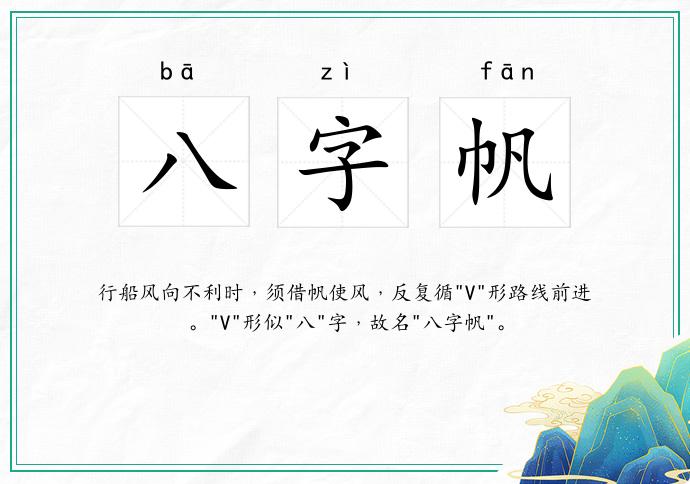 八字帆