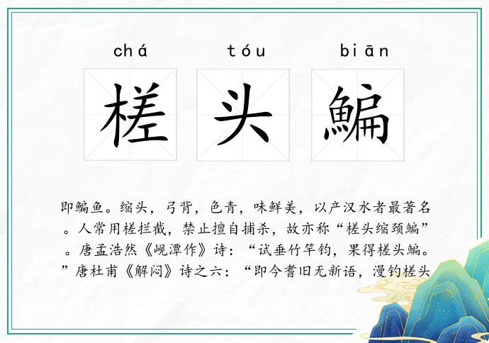 槎头鯿