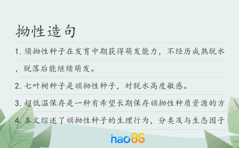 拗性造句