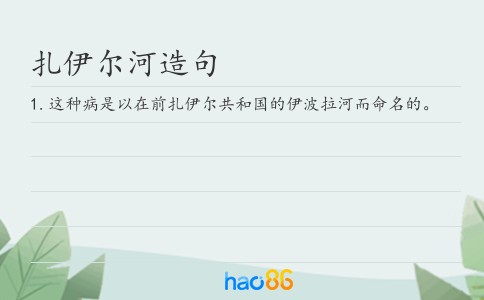 扎伊尔河造句