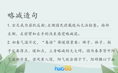 略减造句
