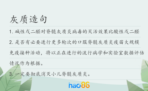灰质造句
