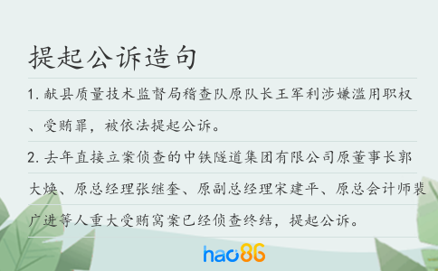 提起公诉造句