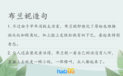 布兰妮造句