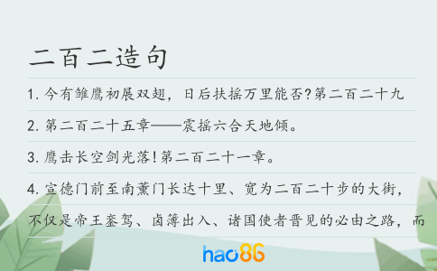 二百二造句