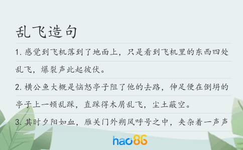 乱飞造句
