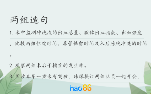 两组造句