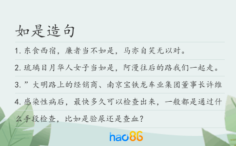 如是造句