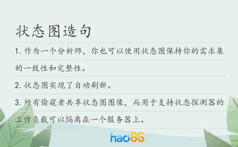 状态图造句