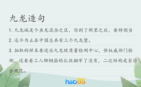 九龙造句